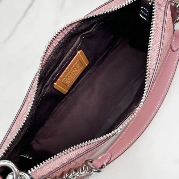 NWT Coach Dusty Pink Teri Shoulder Bag - Picture 6 of 9